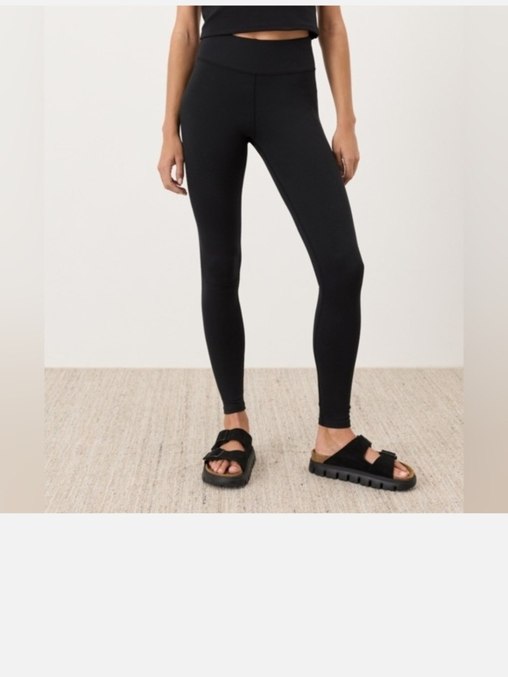 Pact On The Go Black Leggings - Organic Cotton